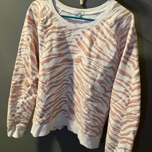 Rails Pink and White Patterned Top